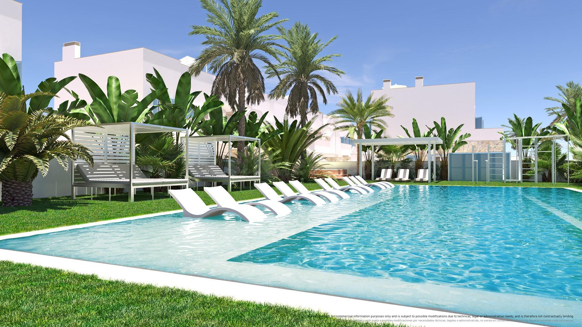 Bungalow planta baja con gran terraza