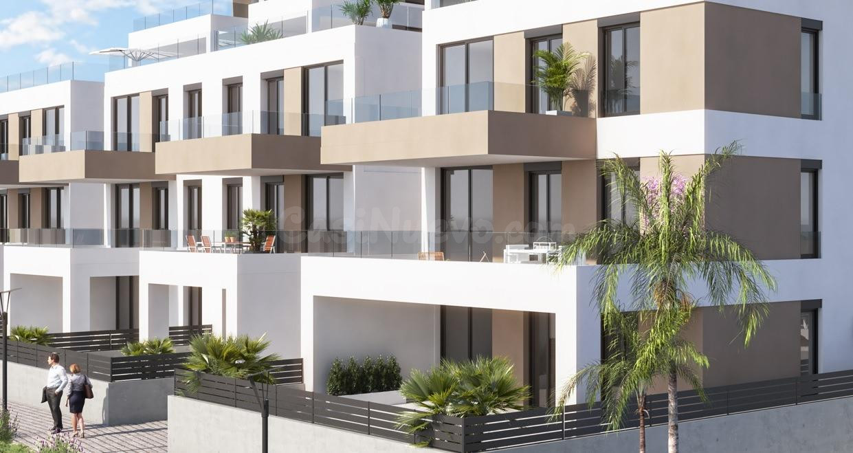 NUEVO: Apartamentos de 3 dormitorios y 2 baños con garaje, trastero y piscina en Vera Playa...