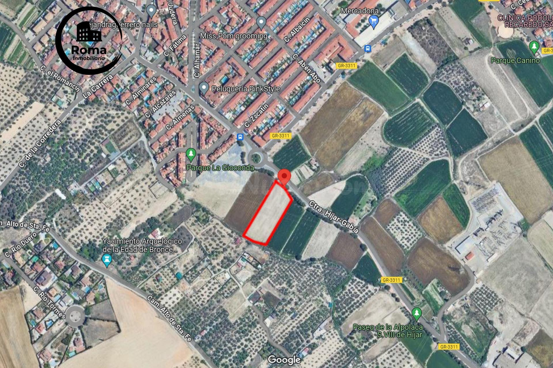 Parcela de 5000 metros junto al mercadona de Hijar