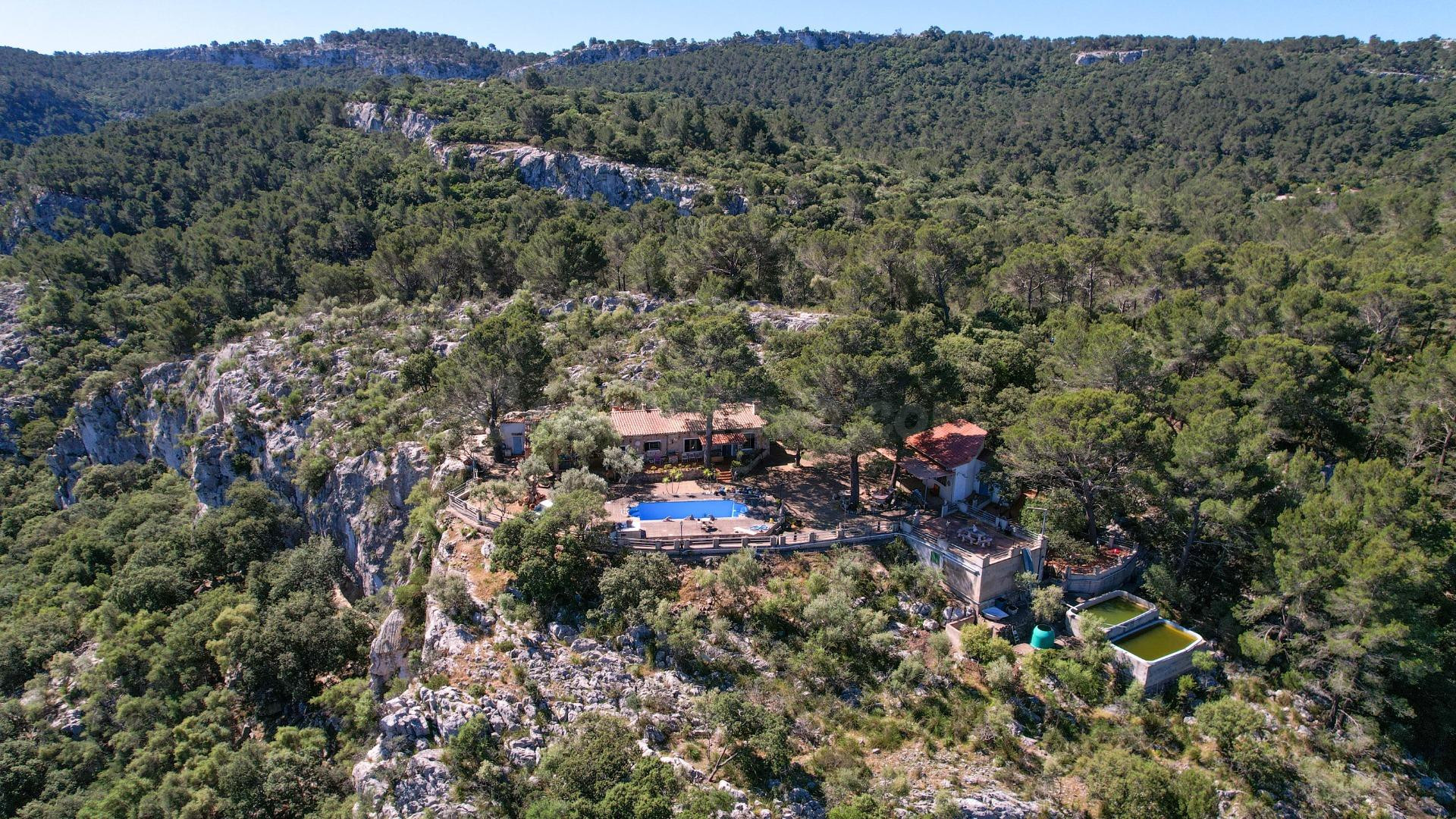 Exclusiva Finca con Casa y piscina en la cima de Conques, Puigpunyent