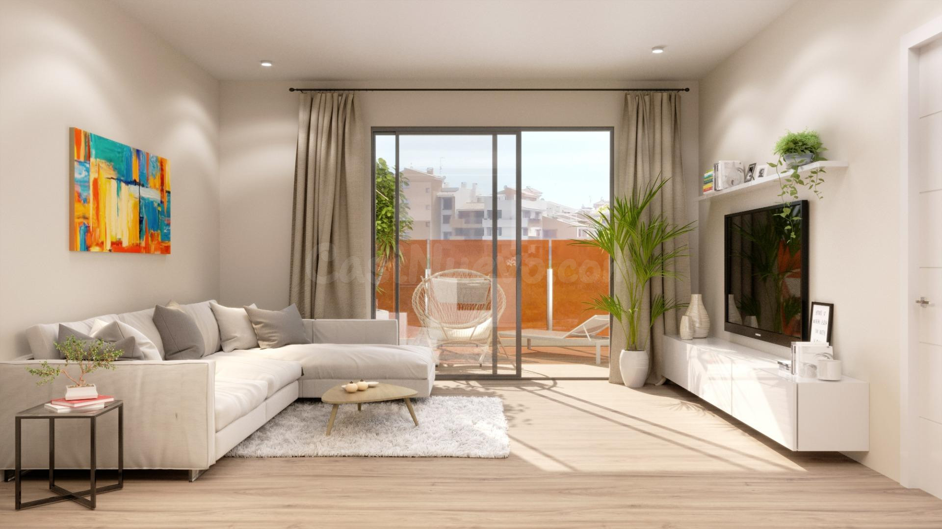 FANTASTICO APARTAMENTO DE 3 DORMITORIOS 2 BAÑOS, SAUNA , PISCINA EN TORREVIEJA ( PLAYA DEL CURA)
