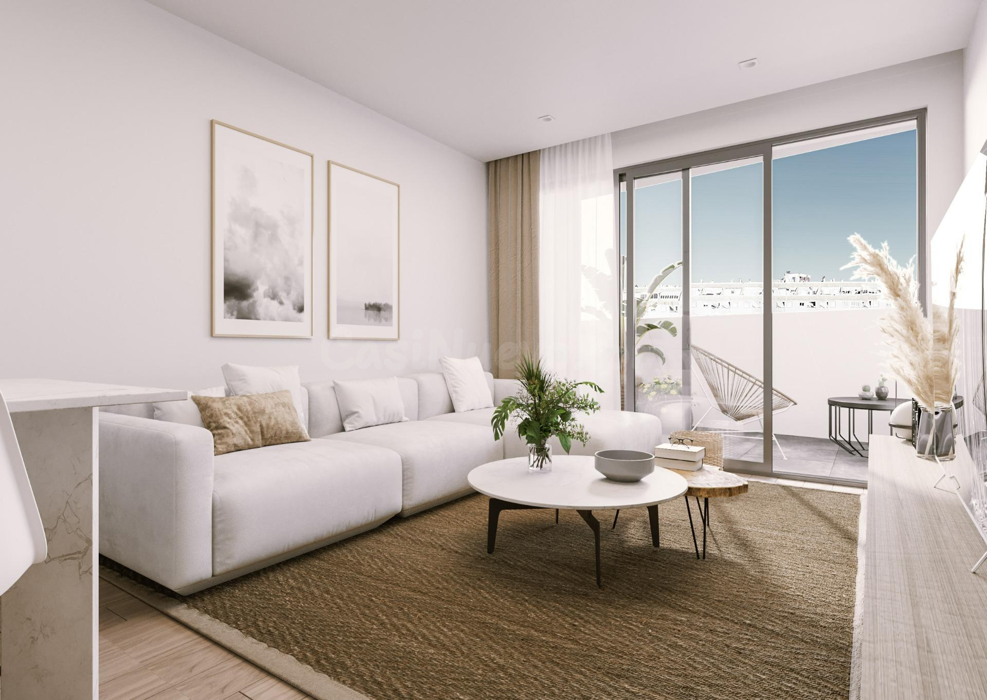 APARTAMENTO DE 2 DORMITORIOS 2 BAÑOS EN TORREVIEJA (ALICANTE) EN PLAYA DEL CURA