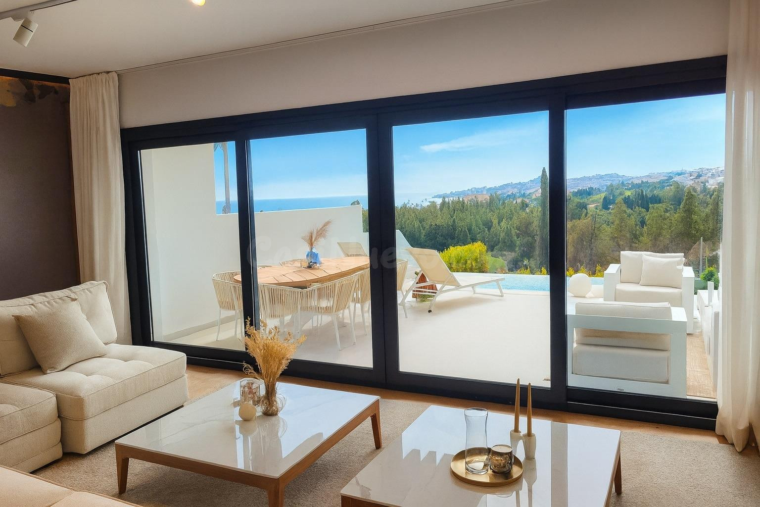 Adosado con vistas al mar al golf Chaparral - Mijas Costa