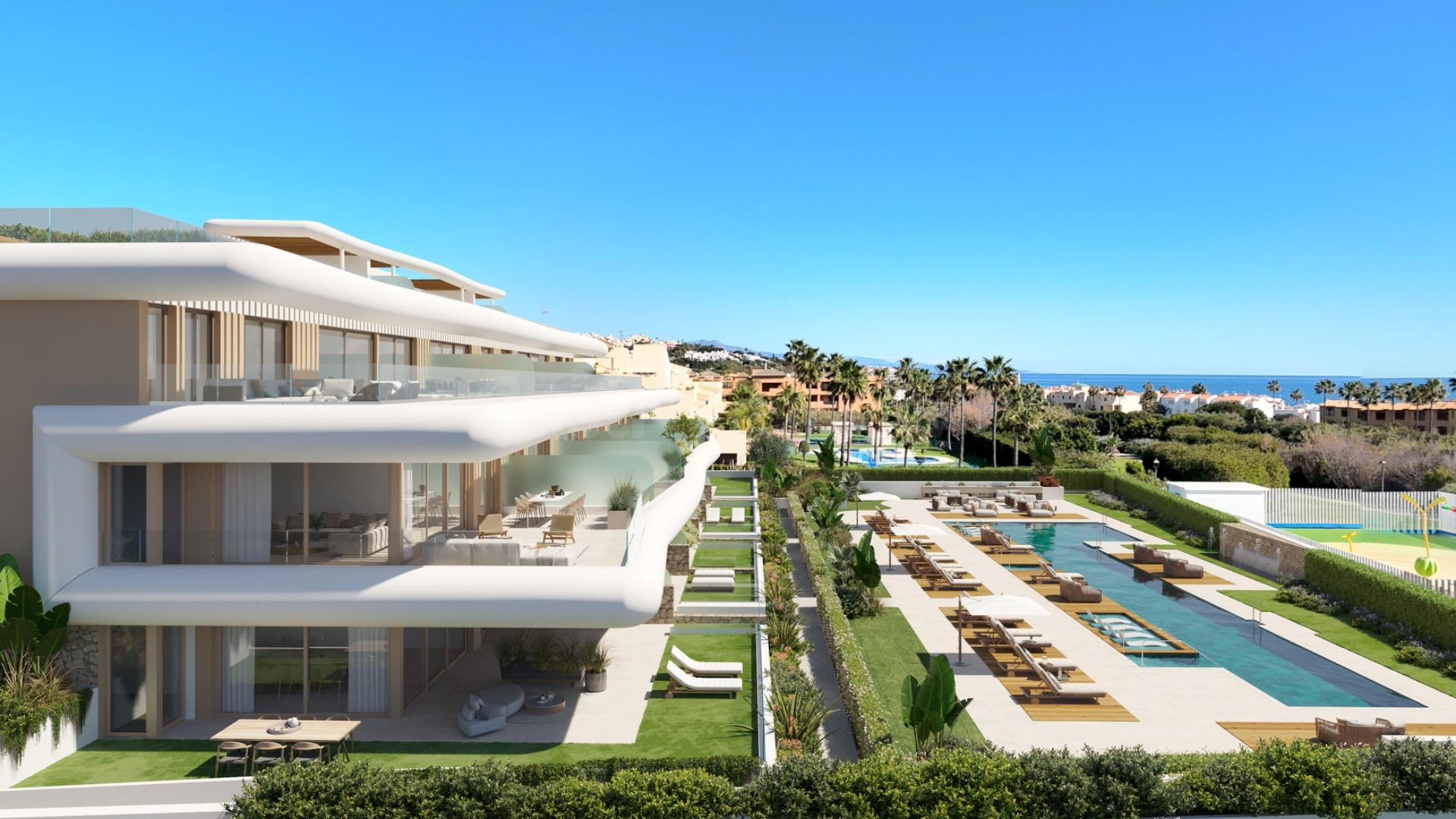 Apartamento moderno de 2 dormitorios en Casares Costa