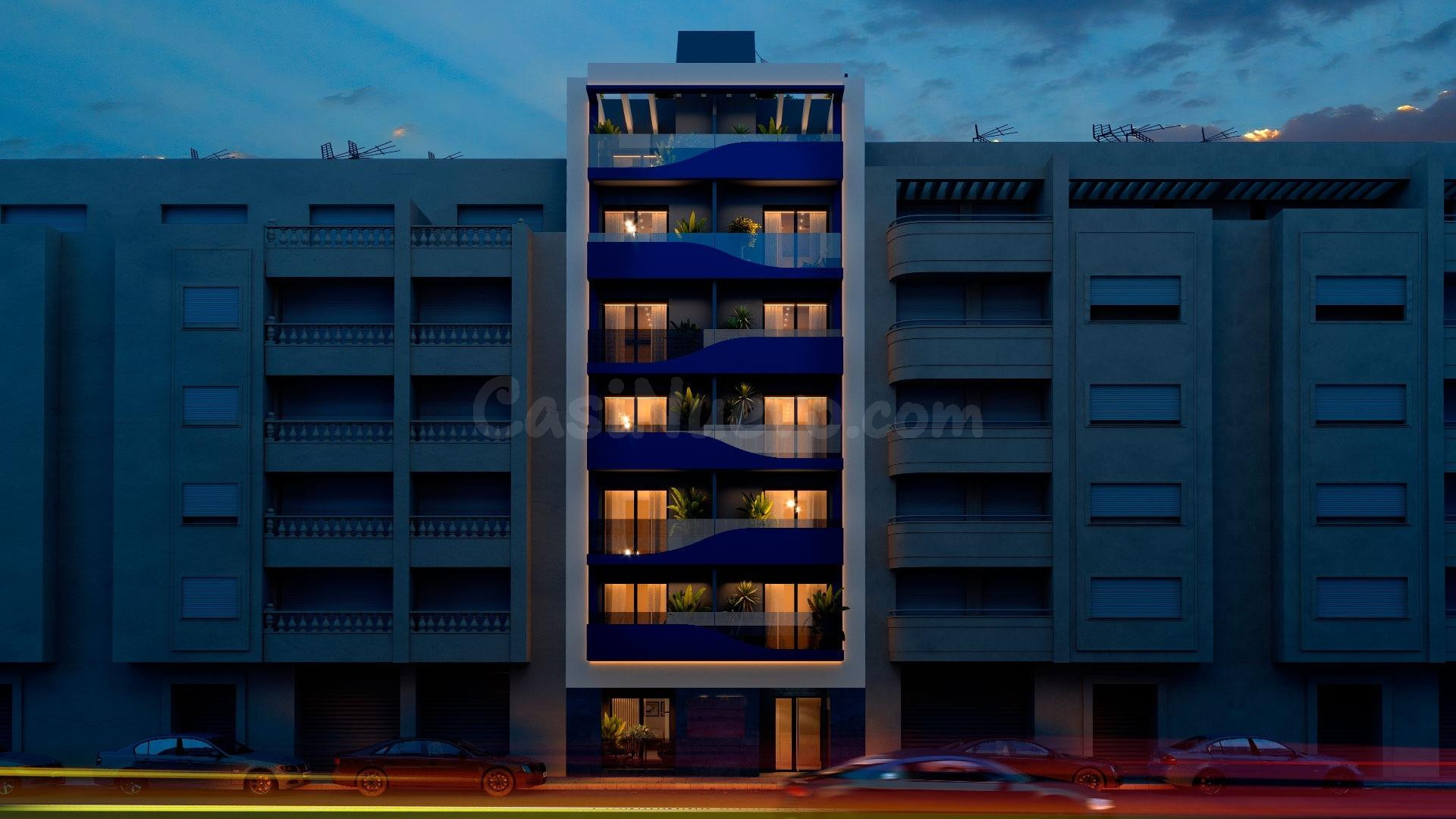 Apartamentos de Obra Nueva a 200 Metros del Mar en Torrevieja