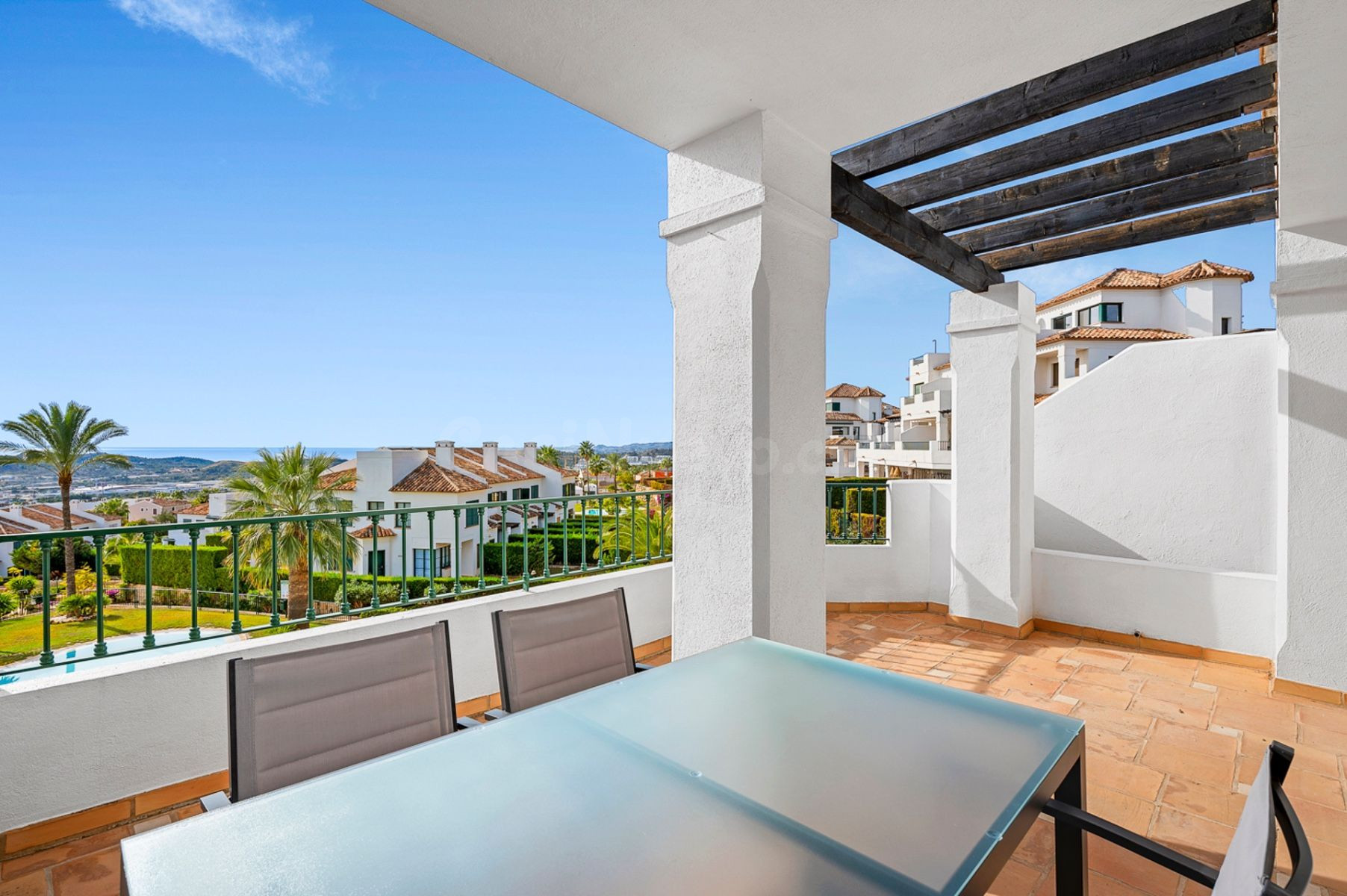 Apartamento con vistas al mar en Balcón de Sierra Cortina, Finestrat