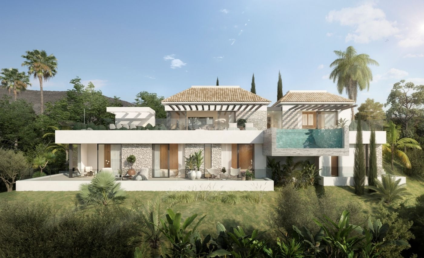 Villa de 4 dormitorios y 3 baños con una cautivadora piscina infinita con impresionantes vistas.
