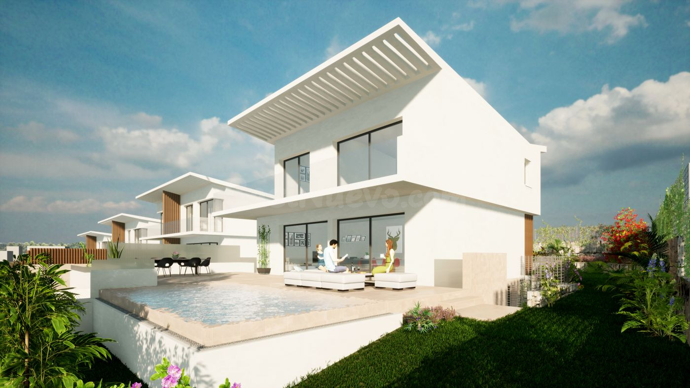 Villas adosadas de 4 dormitorios con piscina infinita privada