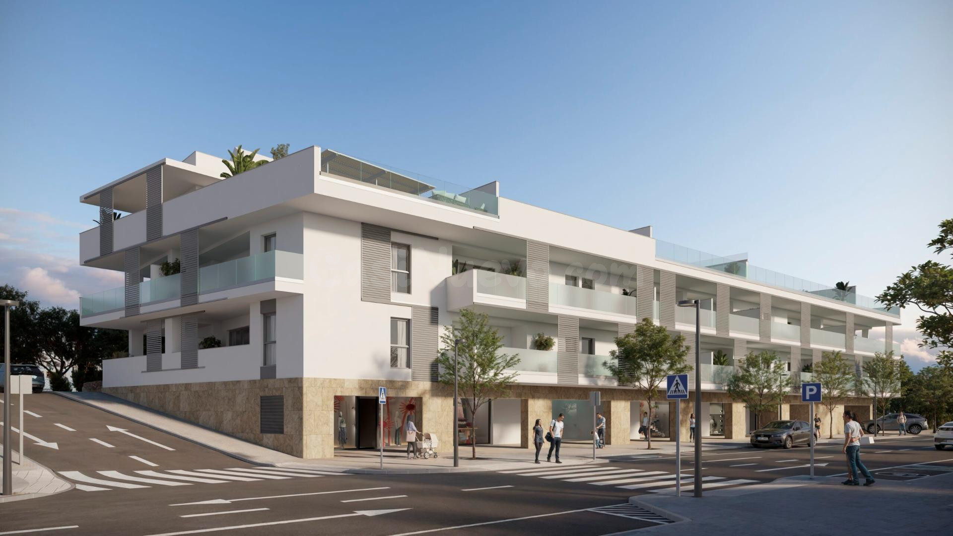 apartamentos nueva construcción corta distancia a la playa andando y  con vistas al mar