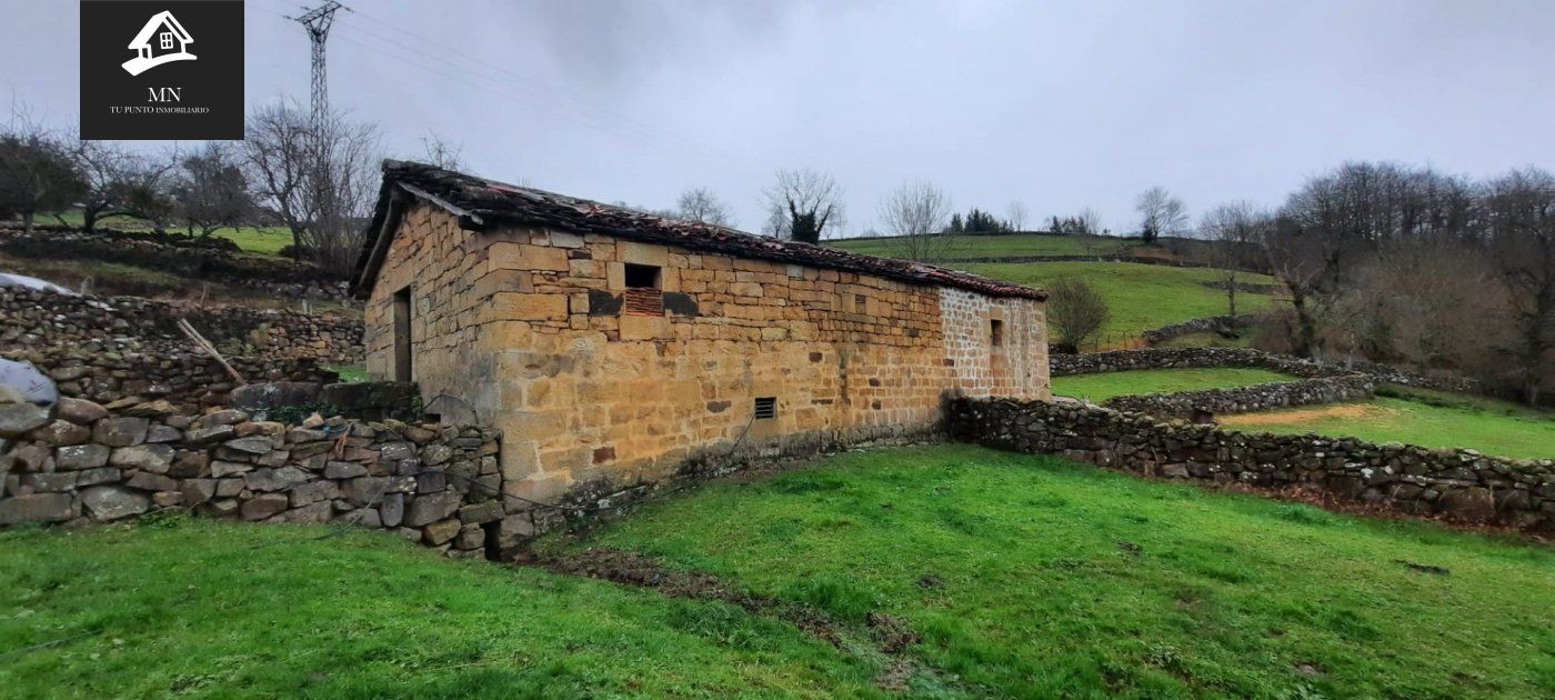 AUTÉNTICA CABAÑA PASIEGA PAREADA PARA REFORMAR EN UN TERRENO DE MÁS DE 1´5 HA.-