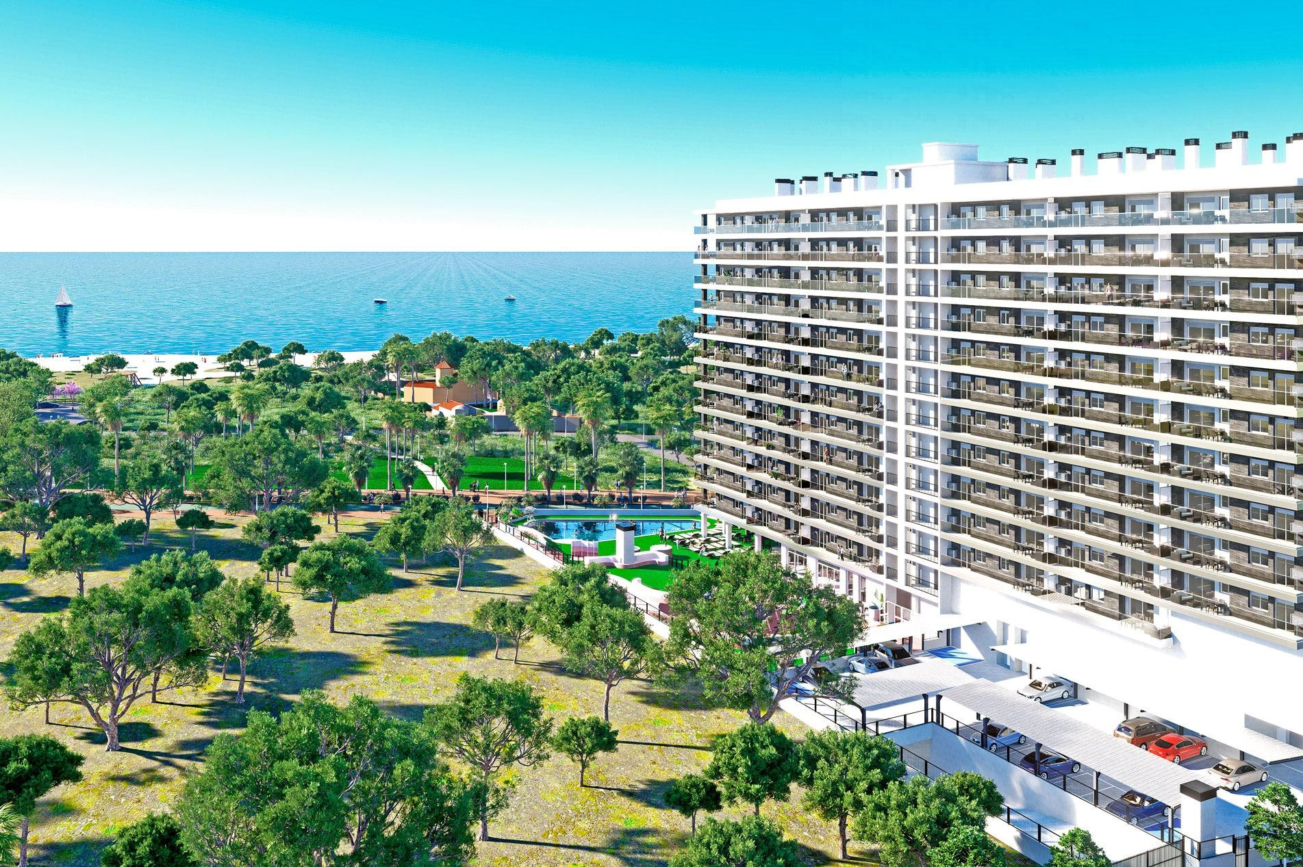 Obra nueva a primerísima línea de playa