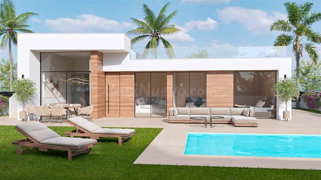 ¡¡ VILLA DE OBRA NUEVA DE 3 DORMITORIOS AL LADO DEL CAMPO DE GOLF!!