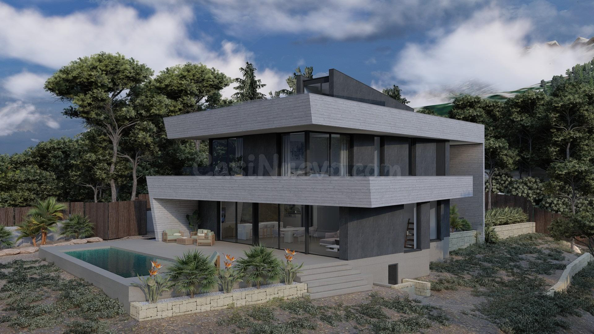 Villa exclusiva: diseño moderno y tranquilidad mediterránea
