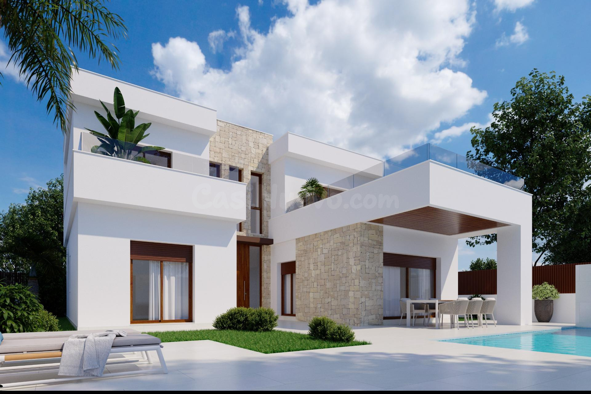 Gran Villa Independientes con Piscina y Energía Solar