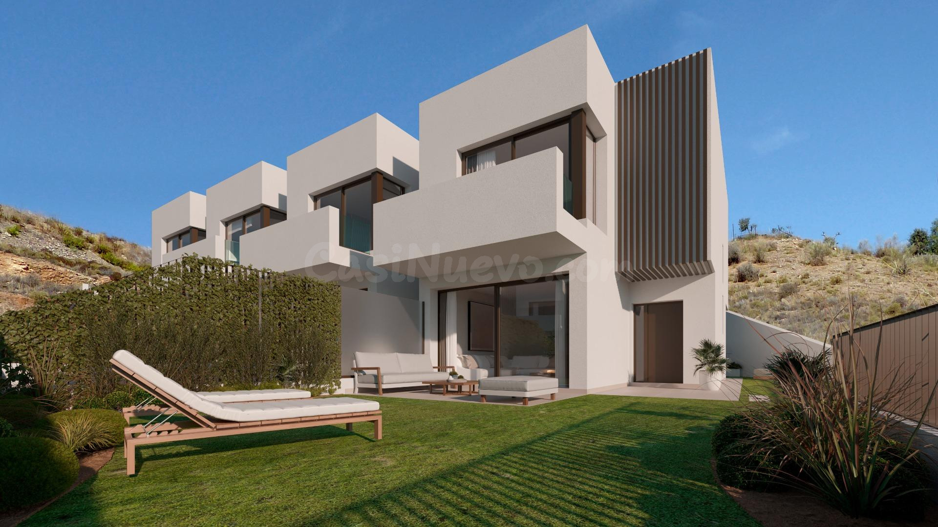 Townhouse with private garden in Rincón de la Victoria