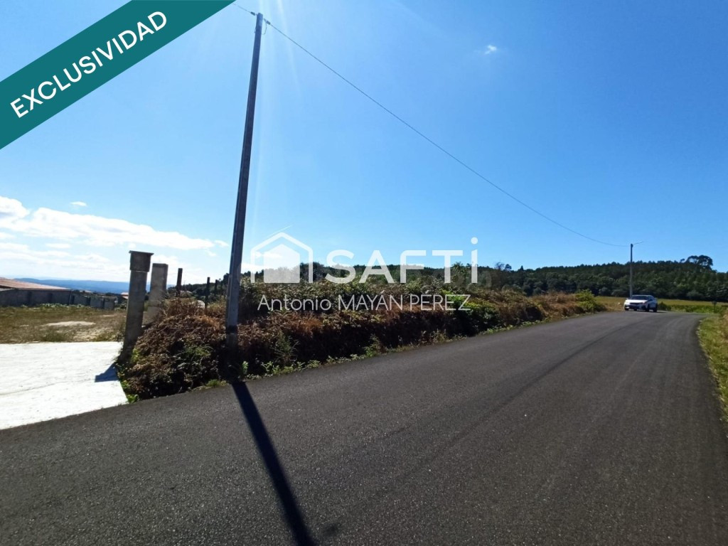 TERRENO EN VENTA EN SEARES DE ARRIBA -TAPIA-AMES. - foto 2