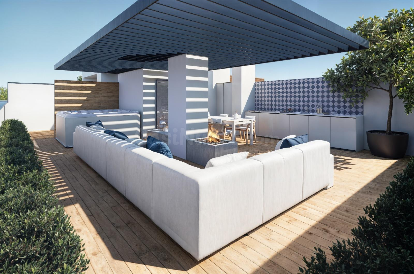 Ático exclusivo de 2 habitaciones  Vive a lo grande en Blane