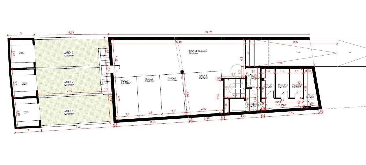 SOLAR EN VENTA EDIFICABLE CON PROYECTO HECHO, DE 4 VIVIENDAS