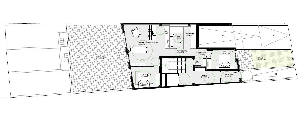SOLAR EN VENTA EDIFICABLE CON PROYECTO HECHO, DE 4 VIVIENDAS - foto 2