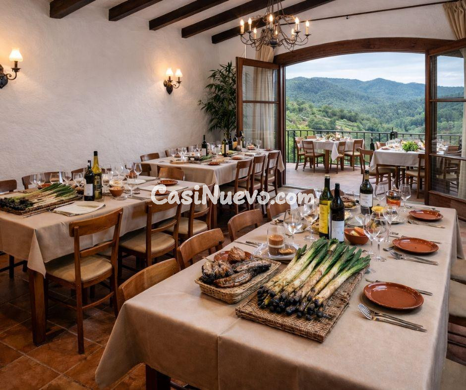 Venta de masia catalana con restaurante activo en zona premium de la costa del Garraf