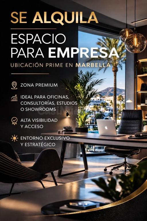 SE ALQUILA ESPACIO PROFESIONAL – ZONA PRIME MARBELLA