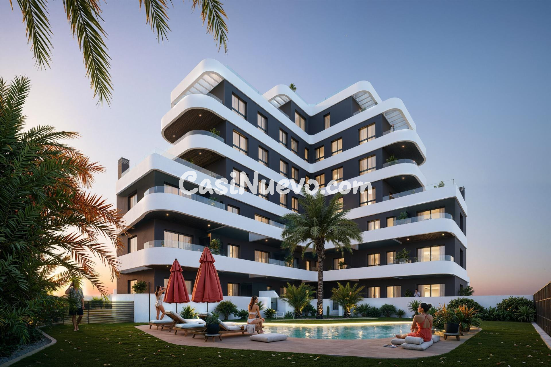 Apartamentos de nueva construcción en Guardamar del Segura: vida moderna a solo 1,4 km de la playa