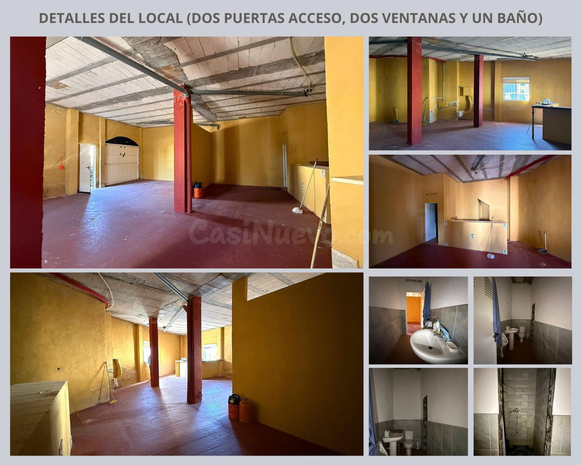 Fabuloso local en Villafranca para montar tu idea de negocio (aprovecha la cercanía a la nueva base militar)