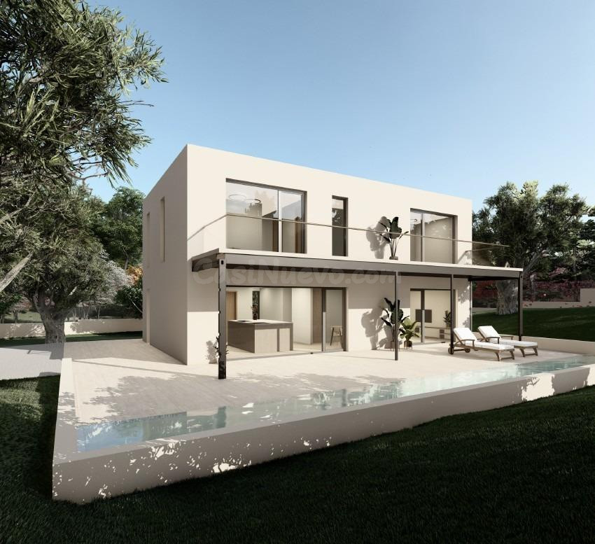 Parcela exclusiva con proyecto aprobado para una villa moderna – Son Gual (Palma)