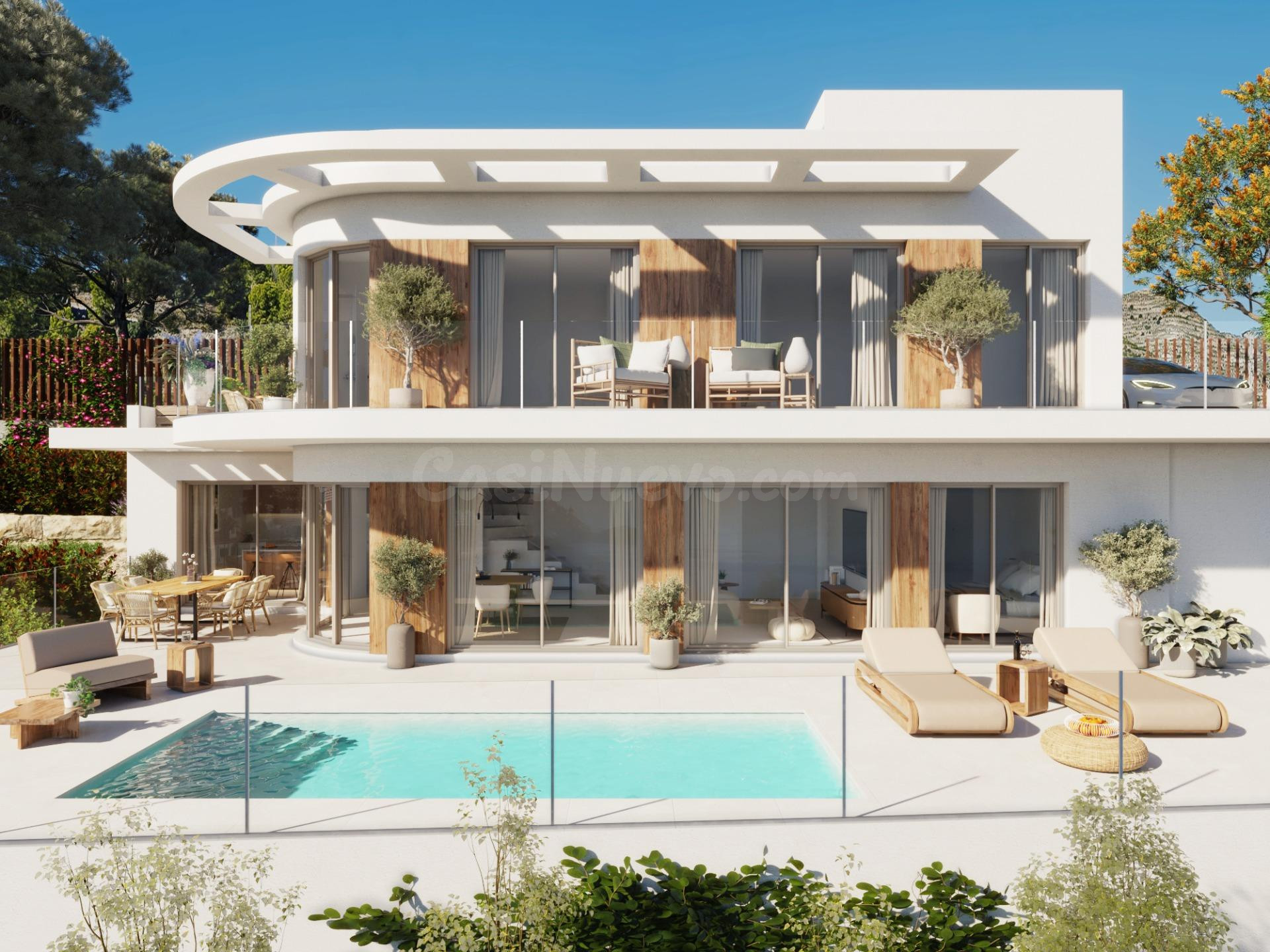 Santuario Mediterráneo Privado en Cotobro – Villa de Obra Nueva en la Costa Tropical