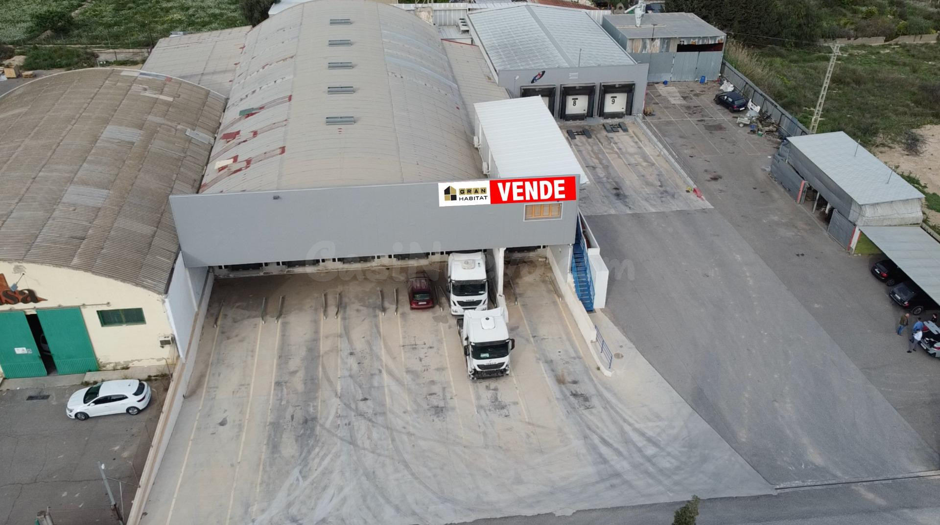 Nave logística con 9 muelles, cámaras frigoríficas y oficinas