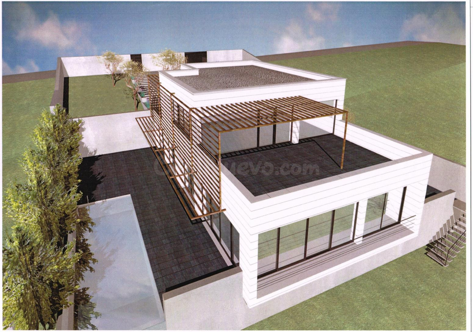 Terreno urbanizable en zona residencial con proyecto de obra