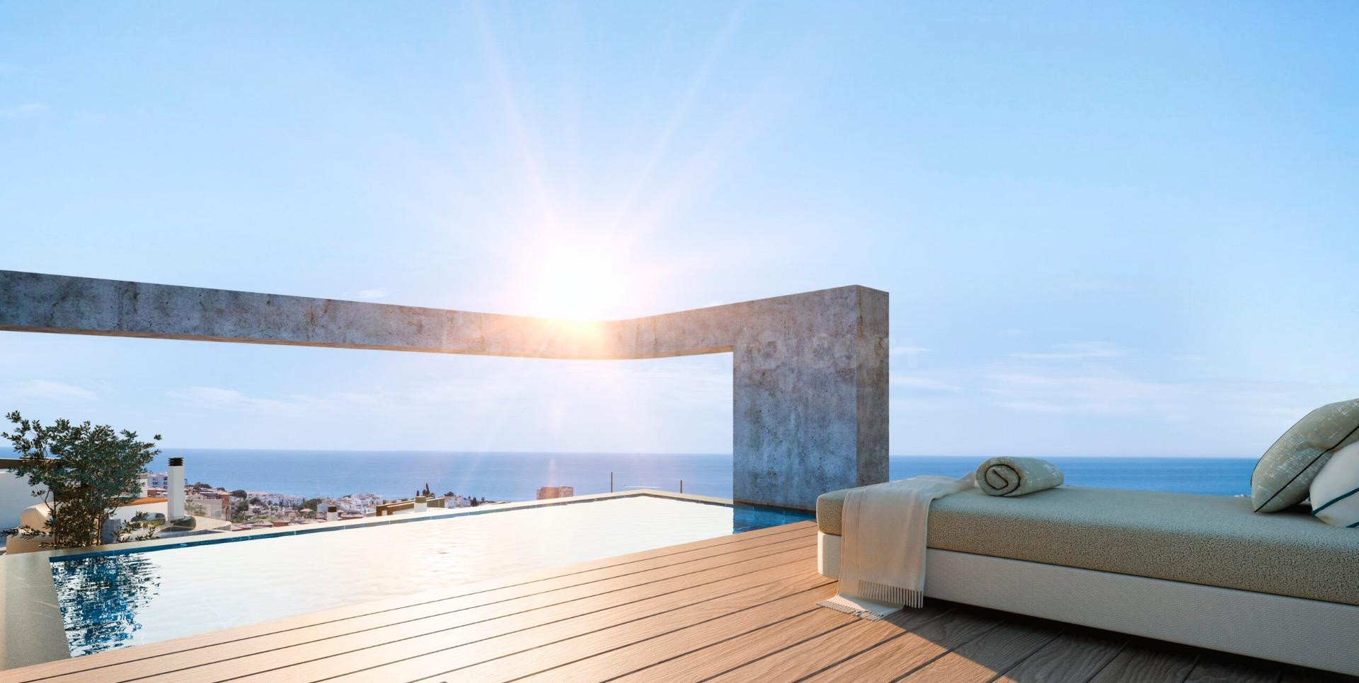 GARDEN VILLA DE OBRA NUEVA EL ELVIRIA JUNTO AL MAR