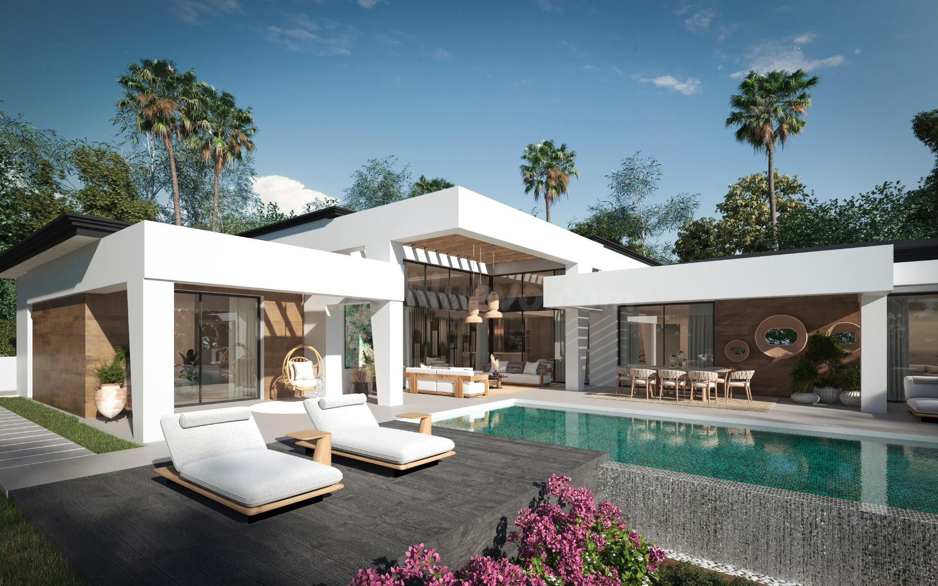 VILLA DE LUJO DE OBRA NUEVA EN NUEVA ANDALUCIA MARBELLA