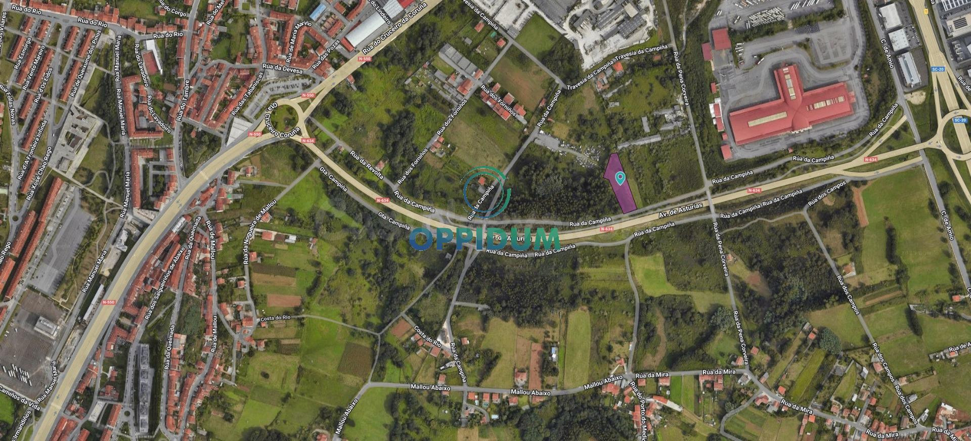 Terreno urbanizable en Santiago – Zona Amio, junto al mercad