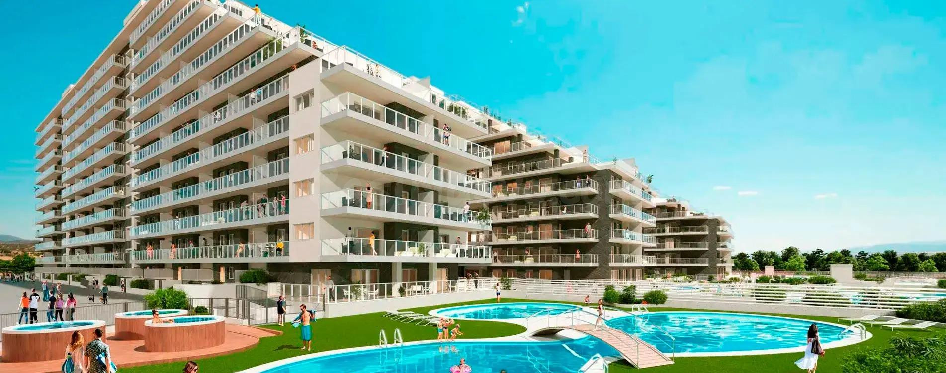 PLAYA TORRE LA SAL - Apartamento Nuevo Con Vista al mar, primera línea, piscina y servicios -Planta 10