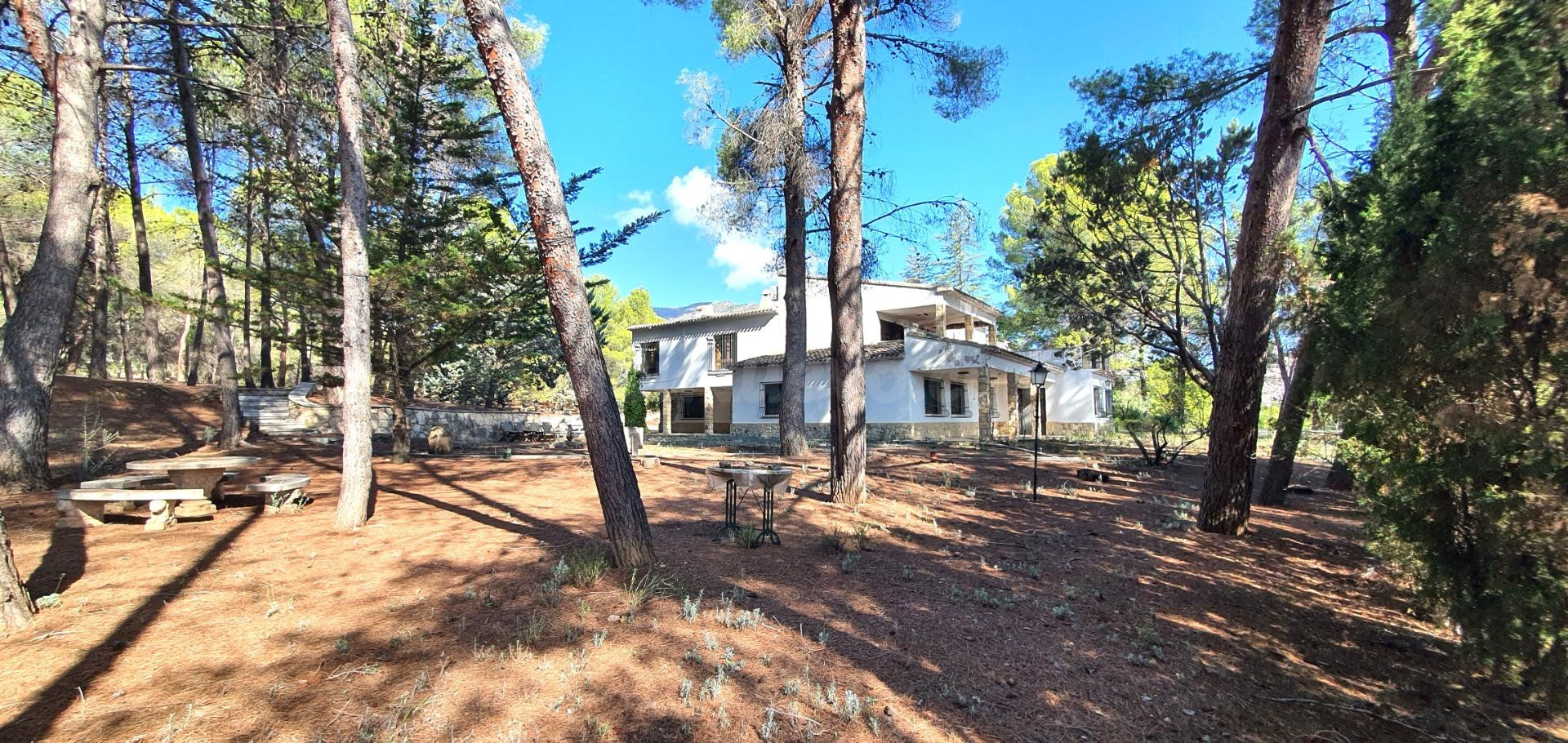 Estupendo Chalet independiente con parcela propia de 11.000 m2 y vistas panorámicas.