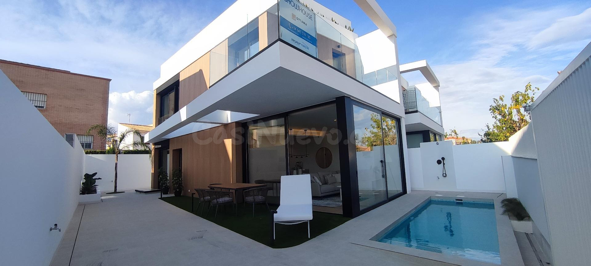 LLAVE EN MANO.ULTI MA lujoso villas en parcelas independientes con piscina individual.