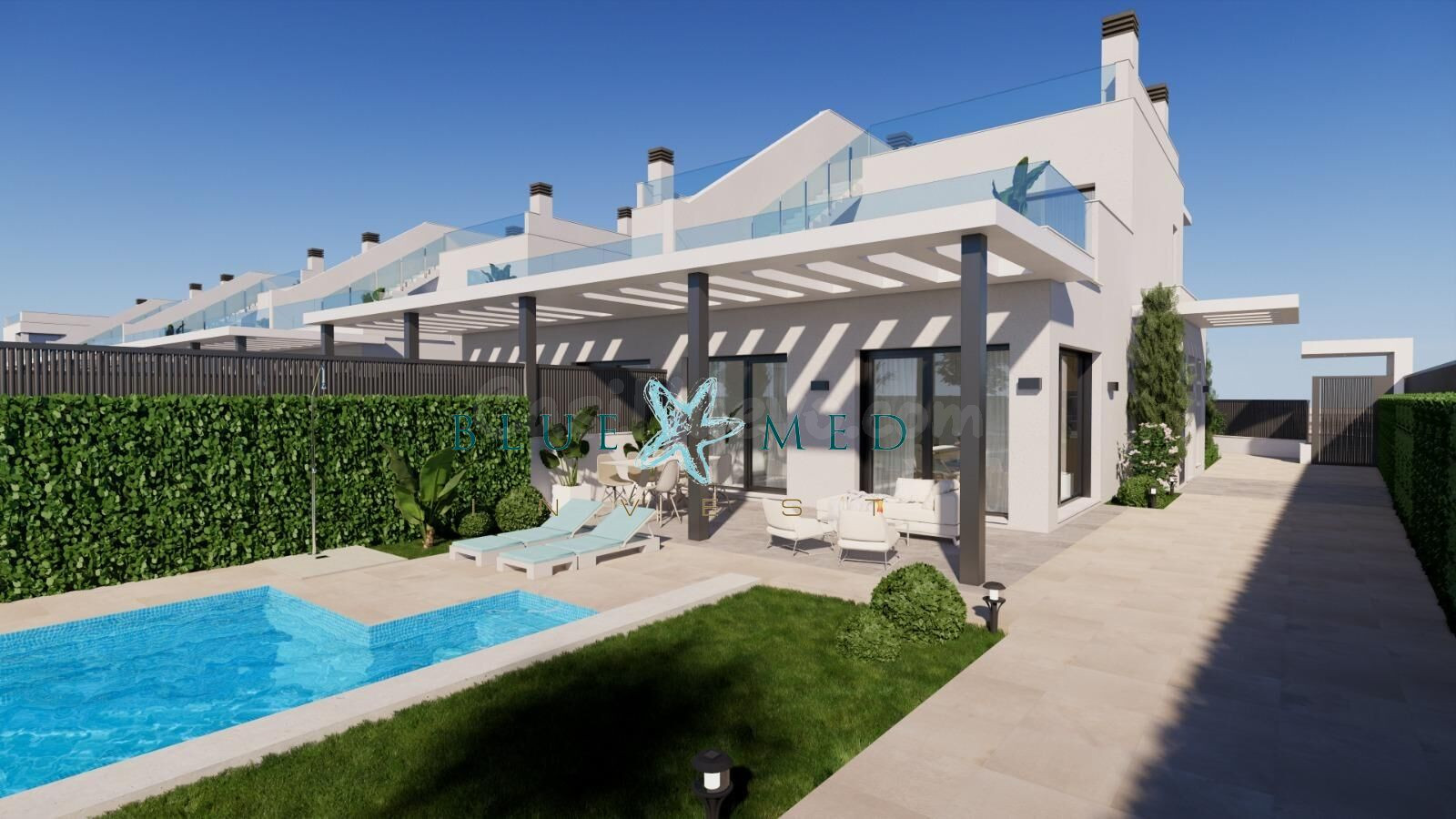 villas de lujo, primera linea