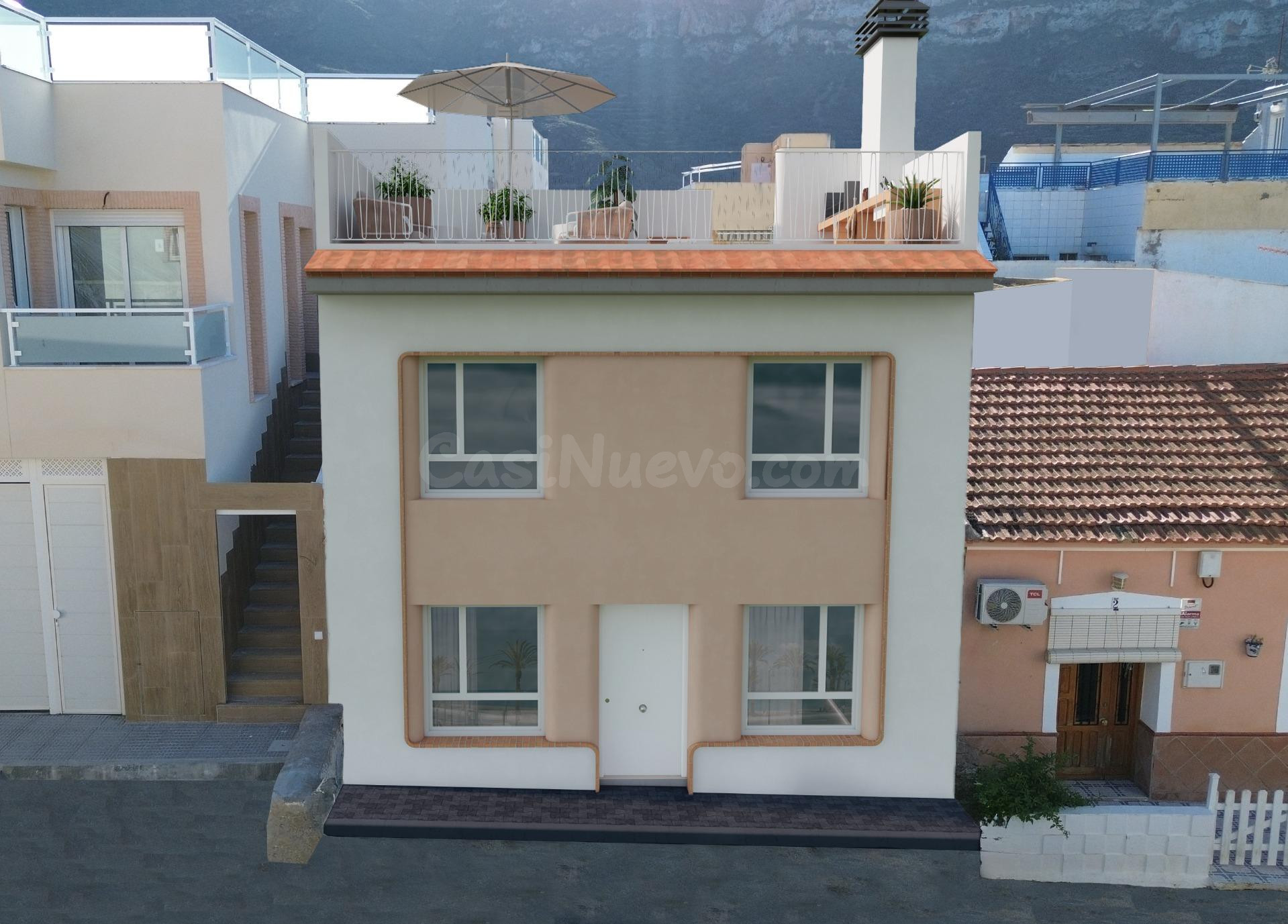 CASA ESTILO MEDITERRÁNEO A 50 METROS DEL MAR EN LA AZOHÍA