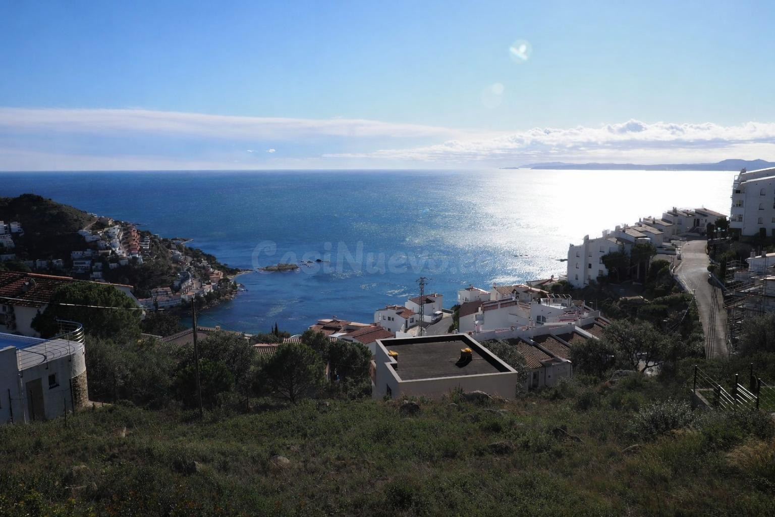 Parcela con vista al mar en Roses