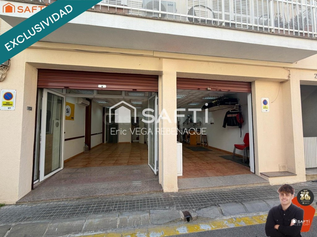 Local comercial de 131 m² en Pineda de Mar ubicado a pie de calle.