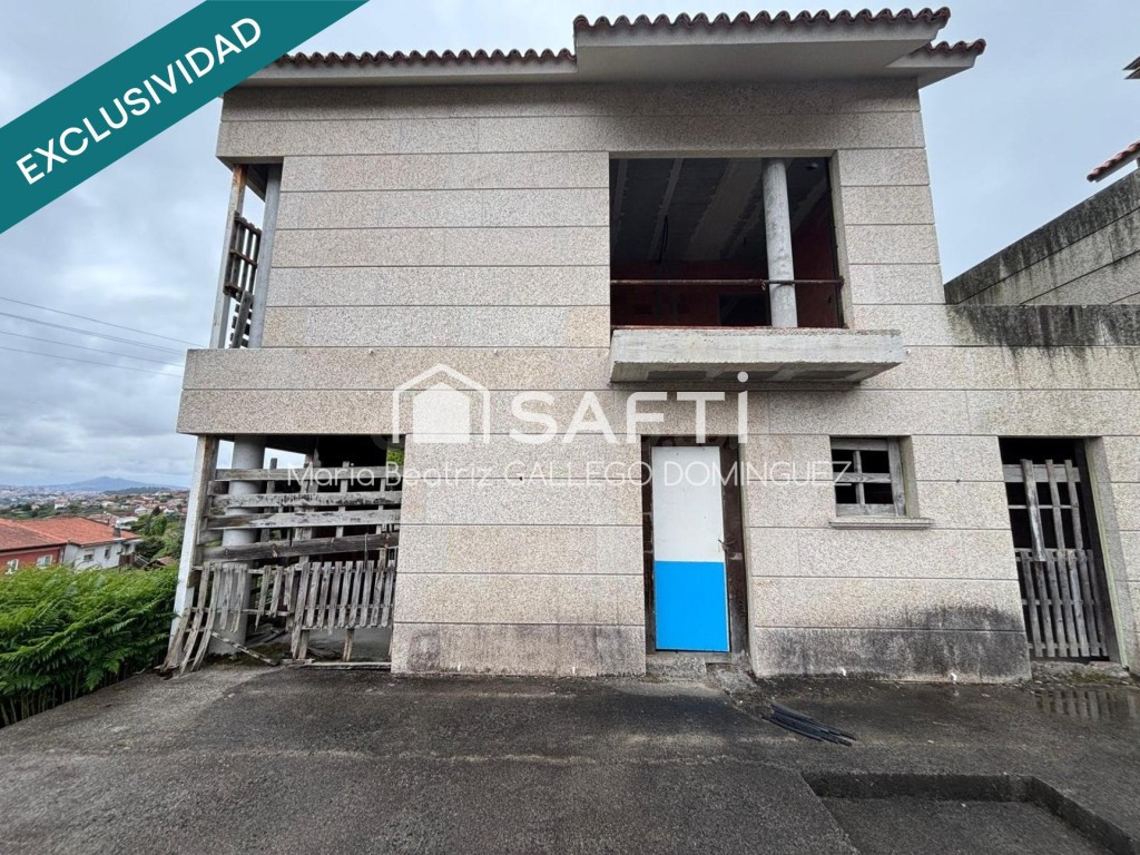 SE VENDE CHALET CON VISTAS A LA RIA EN DOMAIO - MOAÑA - PONTEVEDRA