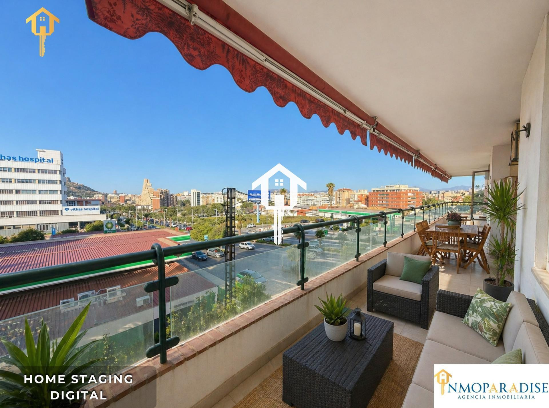 PISO EN VENTA EN ALICANTE, 161m2, 4 habitación ES, 1 BAÑO, PRIMERA PLANTA CON ASCENSOR,TERRAZA.ZONA VISTAHERMOSA