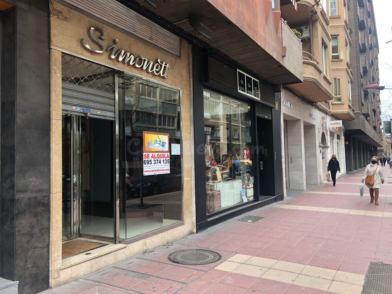 Local comercial 89m² en alquiler - Paseo Sagasta