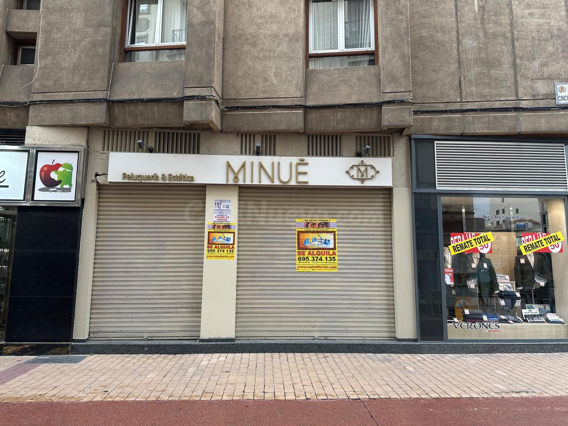 Local comercial 180m² en alquiler - Centro