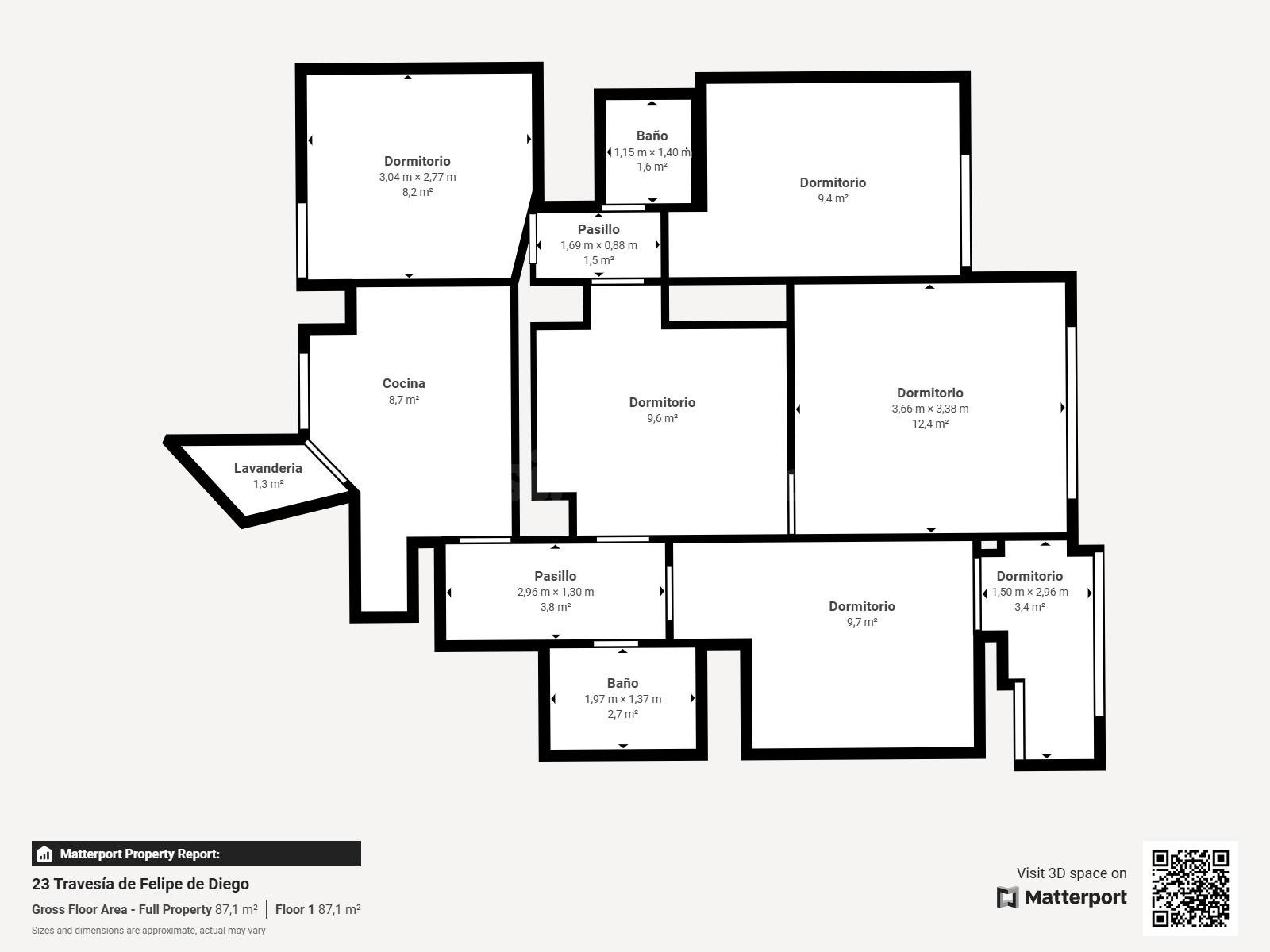 Piso 3 habitaciones 102m² en venta - Palomeras Bajas - foto 4
