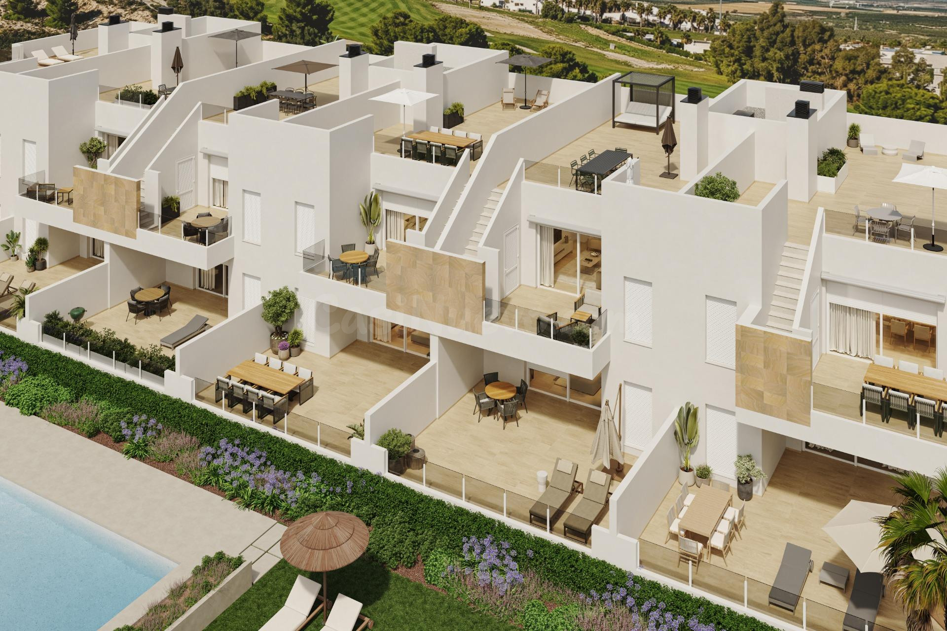 Bungalows a estrenar en La Finca Golf