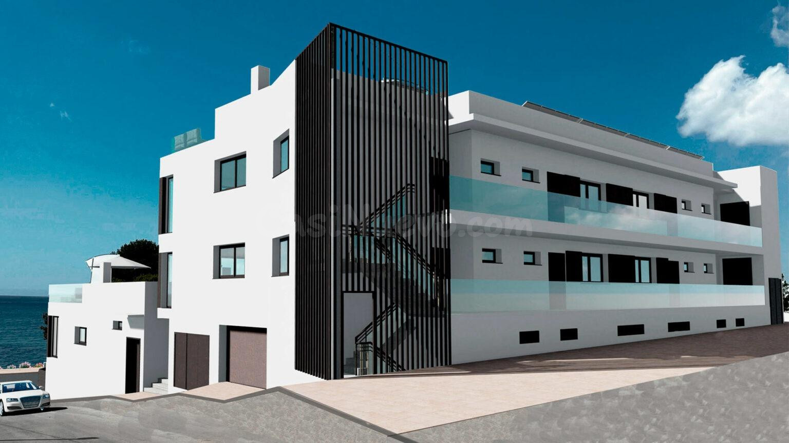 Apartamento de Obra Nueva de 2 Dormitorios en Primera Línea de Playa con Vistas al Mar