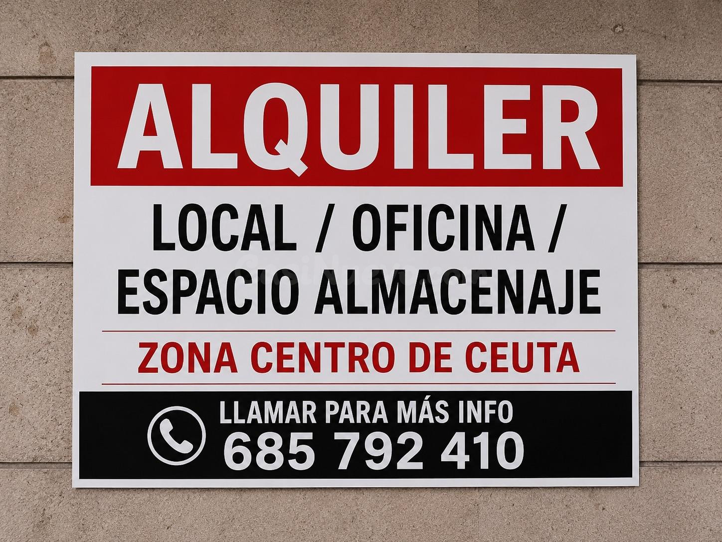 Espacio diáfano de 140 m2 local/oficina/espacio almacenaje. ZONA CENTRO
