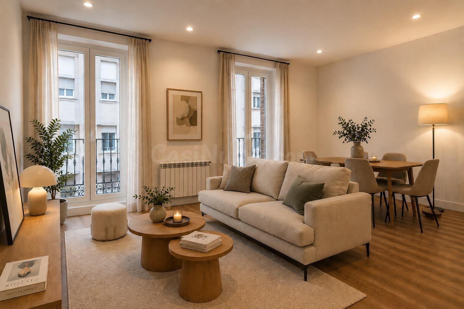 Piso exterior reformado con balcón en finca clásica junto a La Latina (Venta directa de la propiedad)
